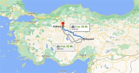 Kayseri antep arası otobüsle kaç saat