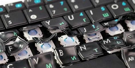 Keyboard Mouse Laptop Button Broken