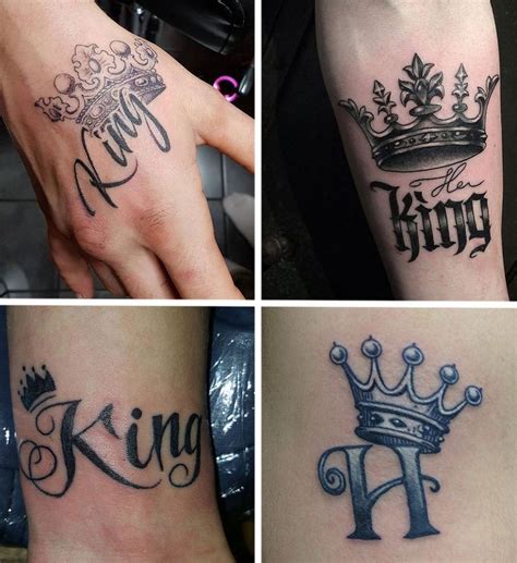 King Tatoo For Hand Designs