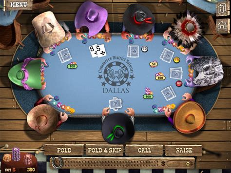 King of poker game with computer