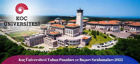 Koç üniversitesi taban puanları