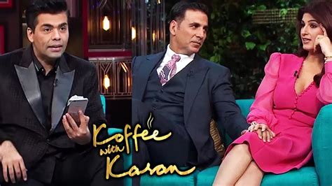 Koffee With Karan Twinkle Khanna And Akshay Kumar Rapid Fire Koffee With Karan Twinkle Khanna And Akshay Kumar Rapid Fire