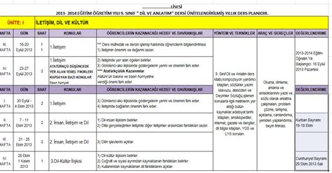 Kuranı kerim yıllık planı 11 sınıf