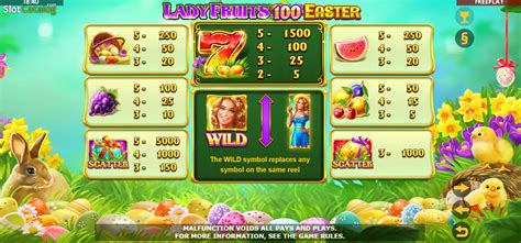Lady Fruits 100 Easter slot