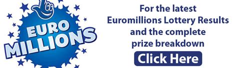 Latest Euromillions Prize Breakdown