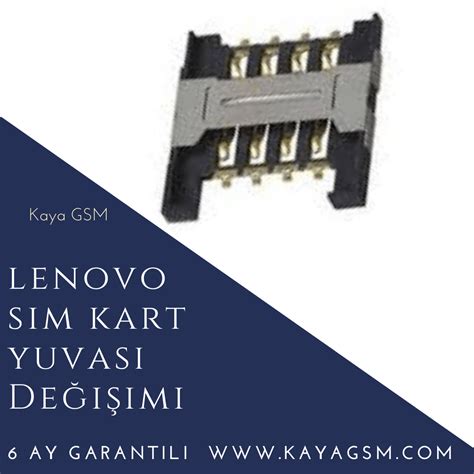 Lenovo nun SİM kart yuvası