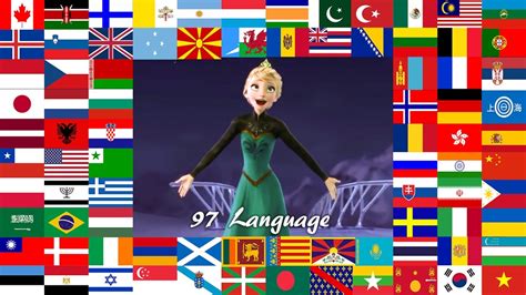 Let it go 97 languages