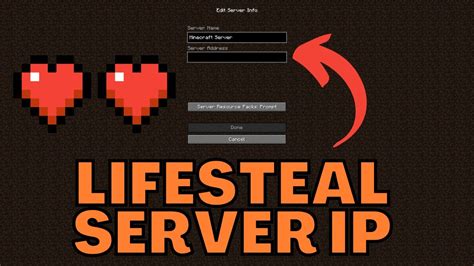 Lifesteal Mcpe Server