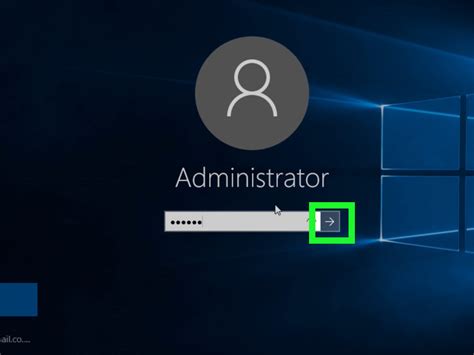 Log In Administrator Windows 10