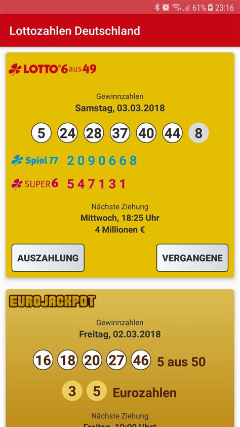 Lottozahlen Deutschland
