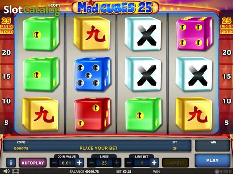 Mad Cubes 25 slot