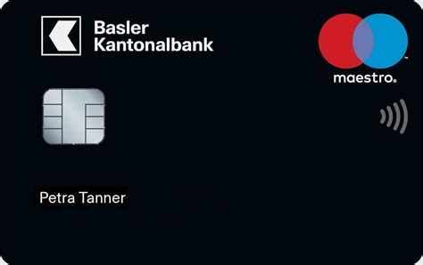 Maestro Karte Kantonalbank