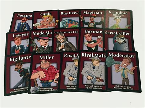 Mafia Card Game All Roles