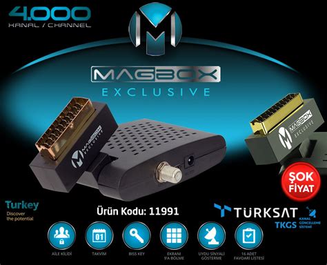 Magbox exclusive mini scart uydu alıcısı kurulumu