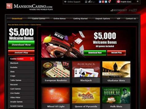 Mansion Casino No Deposit Promo Code