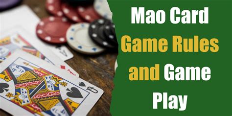 Mao (card Game) Rules