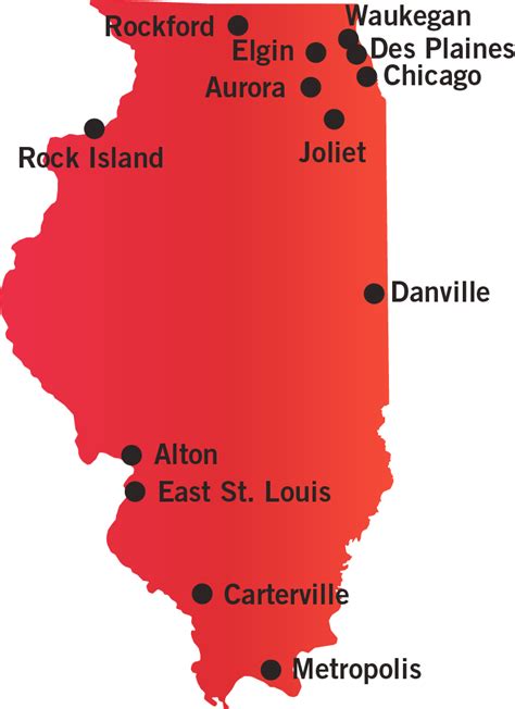 Map Of Casinos In Illinois