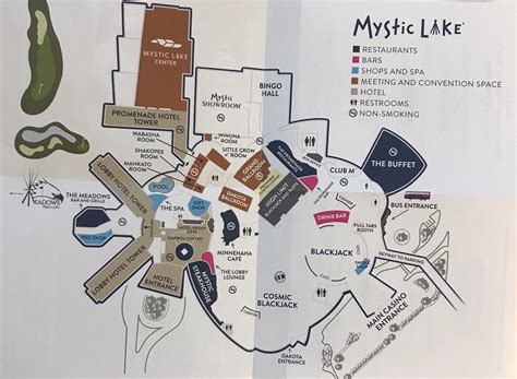 Map Of Mystic Lake Casino