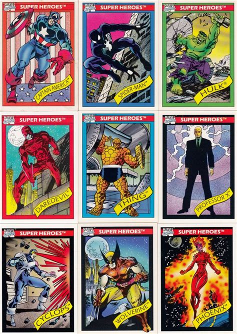 Marvel Heroes Trading Cards