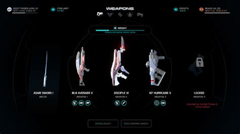 Mass Effect Andromeda How To Add Augmentations To Weapons