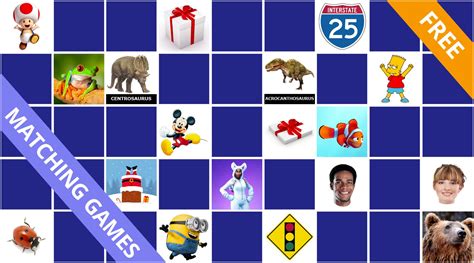 Matching Game Images