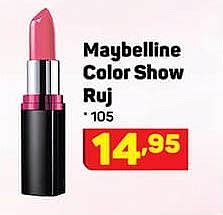 Maybelline color show ruj