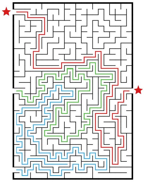 Maze With Multiple Solutions