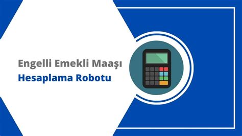 Memur emekli maaşı hesaplama robotu