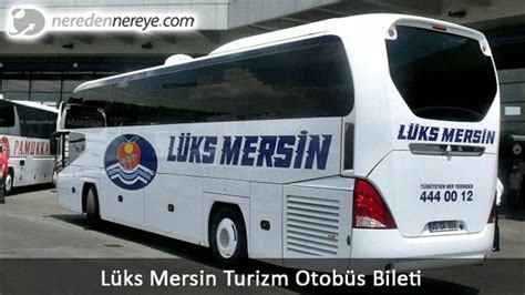 Mersin afyon otobüs bileti