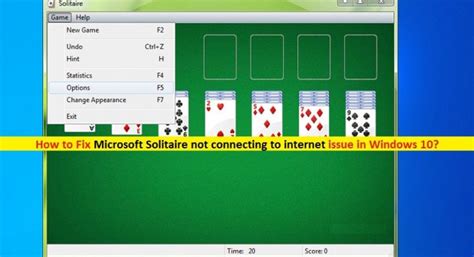 Microsoft Solitaire No Internet Connection