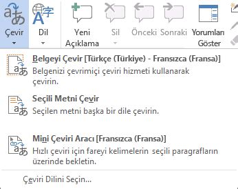 Microsoft office 2016 türkçeye çevirme