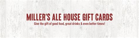 Miller's Ale House Gift Certificates