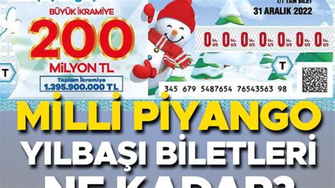 Milli Piyango Yılbaşı Ç Ekilişi Ikramiyeleri