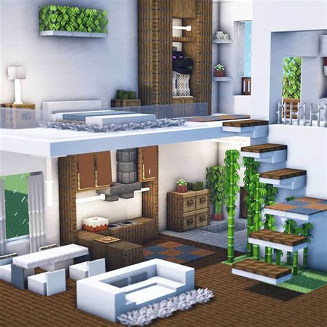 Minecraft Modern House Interior Ideas