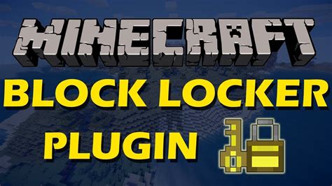 Minecraft Plugin Lock Chest