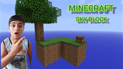 Minecraft oyunu üçün Skyblock xəritəsi