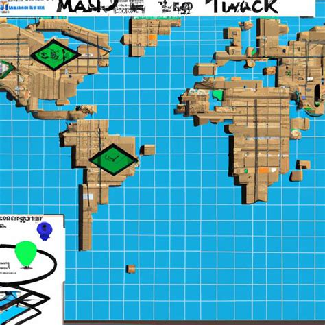 Minecraft oyununda dünya xəritəsi
