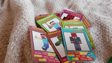 Mini oyunlu Minecraft kartları
