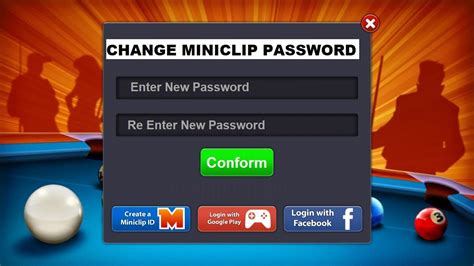 Miniclip Change Password