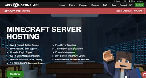 Mnecraft serveri hosting by slots