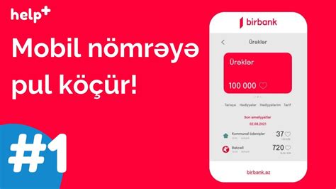 Mobildən mobil telefona pul köçürmək