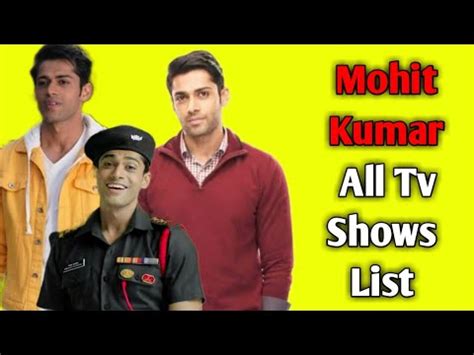 Mohit Kumar Tv Shows