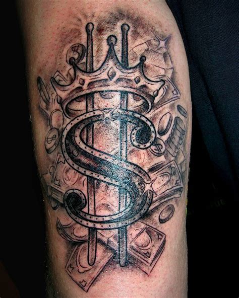 Money Tattoo Designs For Men