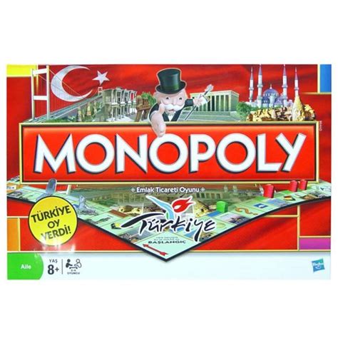 Monopoly Türkiye Oyun Tahtası Türkçe Kartları Monopoly Türkiye Oyun Tahtası Türkçe Kartları