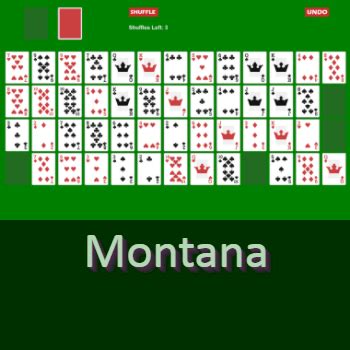 Montana Solitaire Card Game Montana Solitaire Card Game