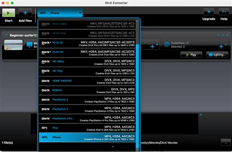 Mp4 divx dönüştürme