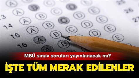 Msü 2021 cevap anahtarı