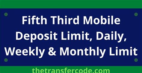 Mt Mobile Deposit Limit