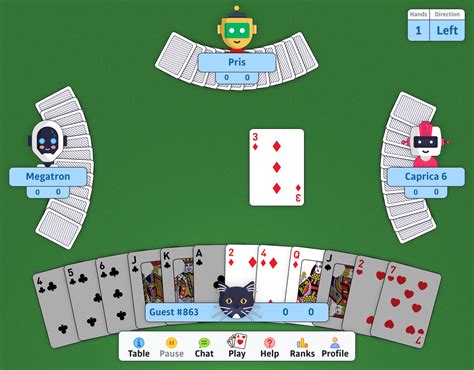 Multiplayer Hearts Card Games Online