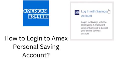 My American Express Savings Account